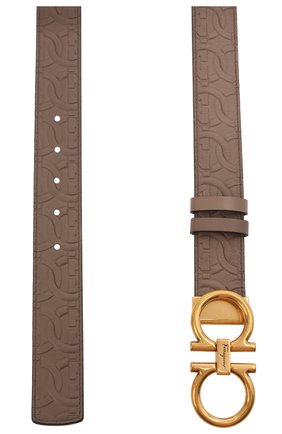 Женский кожаный ремень SALVATORE FERRAGAMO светло-коричневого цвета по цене 51000 руб., арт. Z-0741623 | Фото 2 Женский кожаный ремень SALVATORE FERRAGAMO светло-коричневого цвета, арт. Z-0741623 | Фото 2