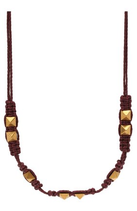 Женское колье rockstud VALENTINO красного цвета по цене 33300 руб., арт. VW0J0I48/APG | Фото 2 Женское колье rockstud VALENTINO красного цвета, арт. VW0J0I48/APG | Фото 2