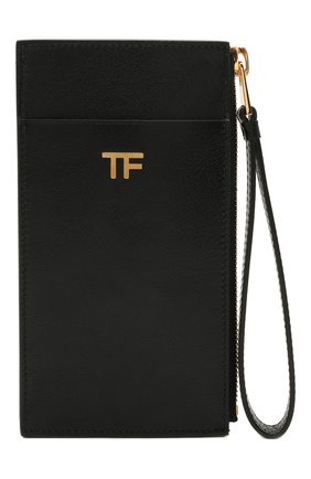 Женский кожаный футляр для кредитных карт TOM FORD черного цвета по цене 47300 руб., арт. S0336T-LG0009 | Фото 1 Женский кожаный футляр для кредитных карт TOM FORD черного цвета, арт. S0336T-LG0009 | Фото 1