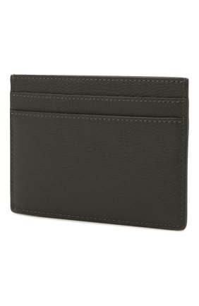 Женский кожаный футляр для кредитных карт SAINT LAURENT темно-серого цвета по цене 18950 руб., арт. 635262/15B0W | Фото 2 Женский кожаный футляр для кредитных карт SAINT LAURENT темно-серого цвета, арт. 635262/15B0W | Фото 2