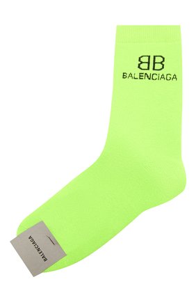 Мужские носки BALENCIAGA зеленого цвета по цене 7210 руб., арт. 640609/4A4B5 | Фото 1 Мужские носки BALENCIAGA зеленого цвета, арт. 640609/4A4B5 | Фото 1