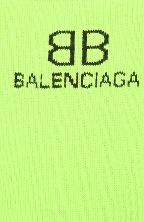 Мужские носки BALENCIAGA зеленого цвета по цене 7210 руб., арт. 640609/4A4B5 | Фото 2 Мужские носки BALENCIAGA зеленого цвета, арт. 640609/4A4B5 | Фото 2