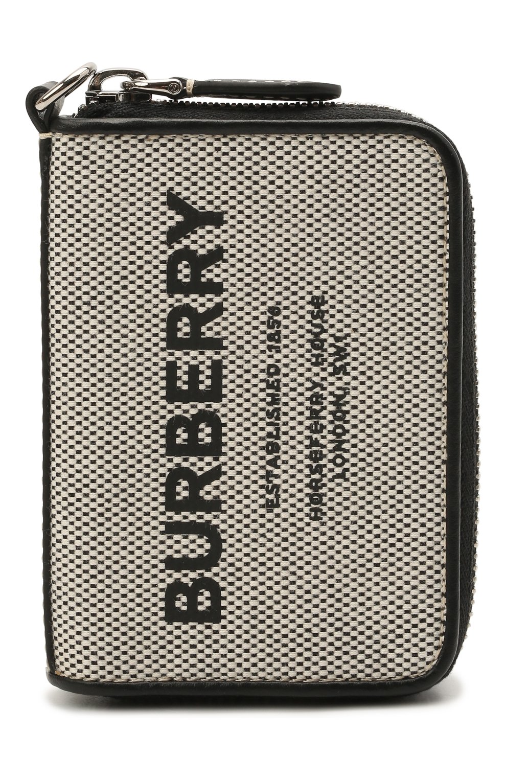 Мужской текстильное портмоне BURBERRY серого цвета, арт. 8039254 | Фото 1