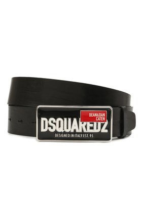 Мужской кожаный ремень DSQUARED2 черного цвета по цене 21650 руб., арт. BEM0343 12900001 | Фото 1 Мужской кожаный ремень DSQUARED2 черного цвета, арт. BEM0343 12900001 | Фото 1