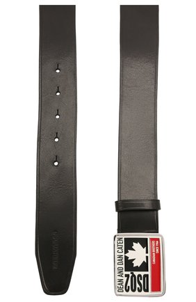 Мужской кожаный ремень DSQUARED2 черного цвета по цене 20750 руб., арт. BEM0344 12900001 | Фото 2 Мужской кожаный ремень DSQUARED2 черного цвета, арт. BEM0344 12900001 | Фото 2