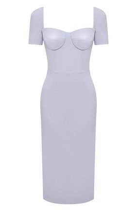 Женское платье DOLCE & GABBANA голубого цвета по цене 184000 руб., арт. I6AF0W/FURDV | Фото 1 Женское платье DOLCE & GABBANA голубого цвета, арт. I6AF0W/FURDV | Фото 1