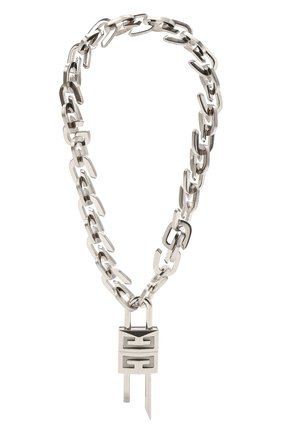 Женское колье GIVENCHY серебряного цвета по цене 158000 руб., арт. BF00AUF003 | Фото 1 Женское колье GIVENCHY серебряного цвета, арт. BF00AUF003 | Фото 1
