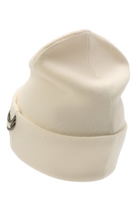 Женская кашемировая шапка BRUNELLO CUCINELLI белого цвета по цене 63250 руб., арт. M12170779P | Фото 2 Женская кашемировая шапка BRUNELLO CUCINELLI белого цвета, арт. M12170779P | Фото 2