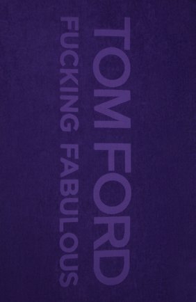 Женское хлопковое полотенце TOM FORD фиолетового цвета по цене 38300 руб., арт. WT001N-TT0003 | Фото 2 Женское хлопковое полотенце TOM FORD фиолетового цвета, арт. WT001N-TT0003 | Фото 2 (Материал: Хлопок, Текстиль)