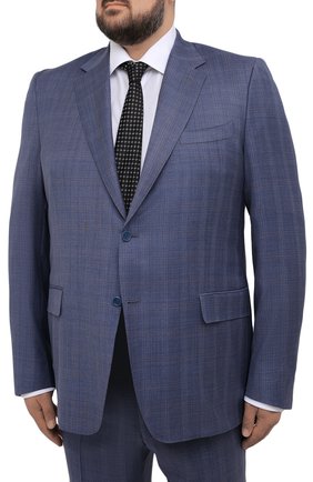 Мужской шерстяной костюм CANALI синего цвета по цене 164000 руб., арт. 11280/10/BF00070/60-64 | Фото 2 Мужской шерстяной костюм CANALI синего цвета, арт. 11280/10/BF00070/60-64 | Фото 2