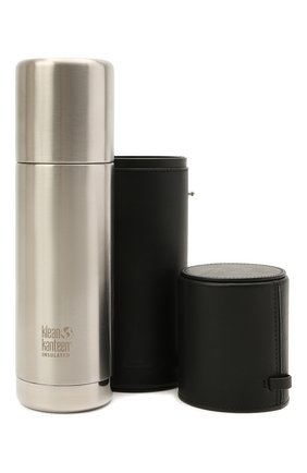 Женского комплект из термоса и чехла JIL SANDER черного цвета по цене 78800 руб., арт. JPPS840002-WSB00079 | Фото 1 Женского комплект из термоса и чехла JIL SANDER черного цвета, арт. JPPS840002-WSB00079 | Фото 1