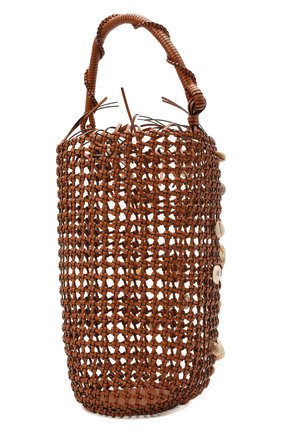 Женская сумка mesh bucket loewe x paula's ibiza LOEWE коричневого цвета по цене 191500 руб., арт. A546W52X02 | Фото 3 Женская сумка mesh bucket loewe x paula's ibiza LOEWE коричневого цвета, арт. A546W52X02 | Фото 3 (Сумки-технические: Сумки через плечо, Сумки top-handle; Материал: Натуральная кожа, Растительное волокно; Ремень/цепочка: На ремешке; Размер: large)