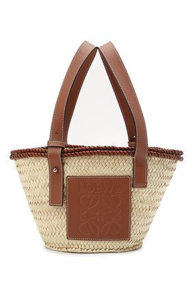 Женская сумка basket small loewe x paula's ibiza LOEWE бежевого цвета по цене 39950 руб., арт. A223S93X17 | Фото 1 Женская сумка basket small loewe x paula's ibiza LOEWE бежевого цвета, арт. A223S93X17 | Фото 1