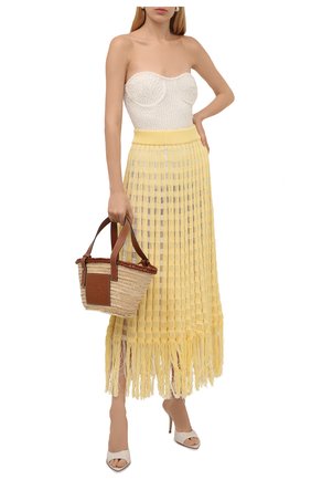 Женская сумка basket small loewe x paula's ibiza LOEWE бежевого цвета по цене 36800 руб., арт. A223S93X17 | Фото 3 Женская сумка basket small loewe x paula's ibiza LOEWE бежевого цвета, арт. A223S93X17 | Фото 3 (Ошибки технического описания: Нет ширины; Сумки-технические: Сумки top-handle; Материал: Растительное волокно; Размер: small)