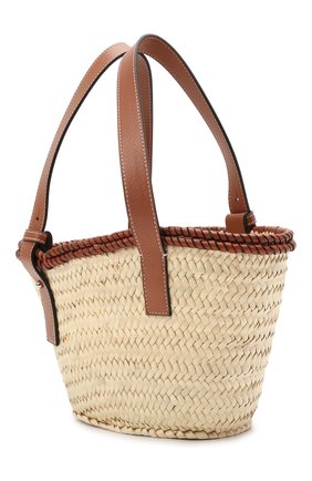 Женская сумка basket small loewe x paula's ibiza LOEWE бежевого цвета по цене 36800 руб., арт. A223S93X17 | Фото 4 Женская сумка basket small loewe x paula's ibiza LOEWE бежевого цвета, арт. A223S93X17 | Фото 4 (Ошибки технического описания: Нет ширины; Сумки-технические: Сумки top-handle; Материал: Растительное волокно; Размер: small)