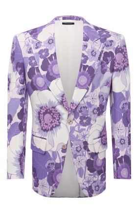 Мужской пиджак из вискозы TOM FORD фиолетового цвета по цене 416500 руб., арт. 942R17/11MB40 | Фото 1 Мужской пиджак из вискозы TOM FORD фиолетового цвета, арт. 942R17/11MB40 | Фото 1