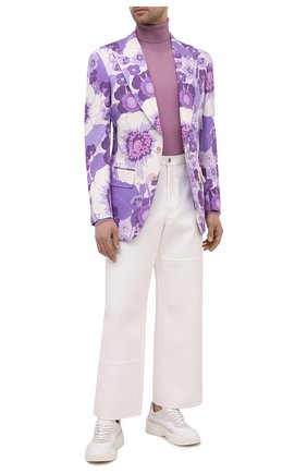Мужской пиджак из вискозы TOM FORD фиолетового цвета по цене 416500 руб., арт. 942R17/11MB40 | Фото 2 Мужской пиджак из вискозы TOM FORD фиолетового цвета, арт. 942R17/11MB40 | Фото 2