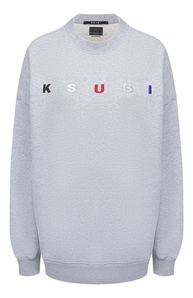 Женский хлопковый свитшот KSUBI серого цвета по цене 15800 руб., арт. 5000005852 | Фото 1 Женский хлопковый свитшот KSUBI серого цвета, арт. 5000005852 | Фото 1