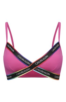 Женский бра-топ CALVIN KLEIN розового цвета по цене 6825 руб., арт. KW0KW01309 | Фото 1 Женский бра-топ CALVIN KLEIN розового цвета, арт. KW0KW01309 | Фото 1