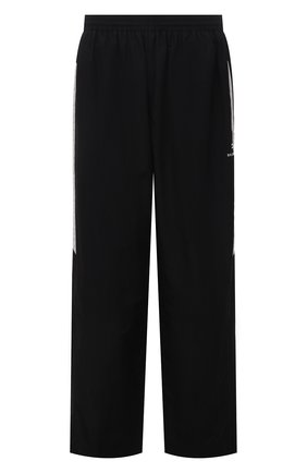 Мужские брюки BALENCIAGA черного цвета по цене 82400 руб., арт. 659033/TK048 | Фото 1 Мужские брюки BALENCIAGA черного цвета, арт. 659033/TK048 | Фото 1 (Случай: Повседневный; Материал подклада: Хлопок, Синтетический материал; Материал внешний: Синтетический материал; Длина (брюки, джинсы): Стандартные)