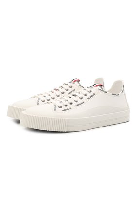 Мужские текстильные кеды MONCLER белого цвета по цене 48300 руб., арт. G1-09A-4M738-40-02SS9 | Фото 1 Мужские текстильные кеды MONCLER белого цвета, арт. G1-09A-4M738-40-02SS9 | Фото 1