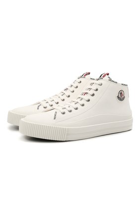 Мужские текстильные кеды MONCLER белого цвета по цене 48700 руб., арт. G1-09A-4M739-40-02SSA | Фото 1 Мужские текстильные кеды MONCLER белого цвета, арт. G1-09A-4M739-40-02SSA | Фото 1