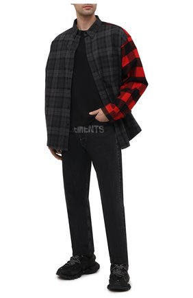 Мужские комбинированные кроссовки track hike BALENCIAGA черного цвета по цене 86600 руб., арт. 654867/W3CP3 | Фото 2 Мужские комбинированные кроссовки track hike BALENCIAGA черного цвета, арт. 654867/W3CP3 | Фото 2