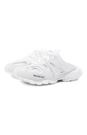 Мужские комбинированные сабо track BALENCIAGA белого цвета по цене 85200 руб., арт. 653814/W3CP3 | Фото 1 Мужские комбинированные сабо track BALENCIAGA белого цвета, арт. 653814/W3CP3 | Фото 1 (Материал внешний: Текстиль; Материал внутренний: Текстиль; Стили: Гранж; Длина стельки: 27, 26,5)