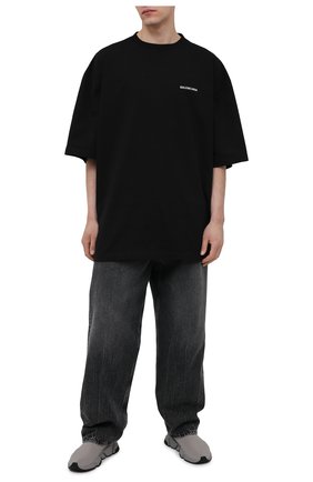 Мужские текстильные кроссовки speed BALENCIAGA серого цвета по цене 69600 руб., арт. 645334/W2DB7 | Фото 2 Мужские текстильные кроссовки speed BALENCIAGA серого цвета, арт. 645334/W2DB7 | Фото 2