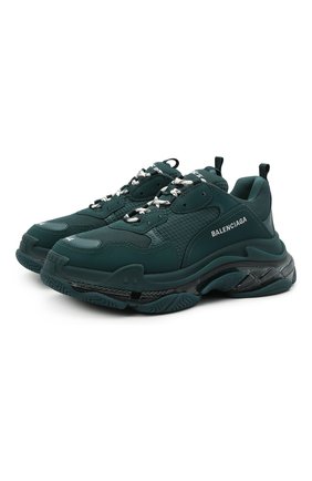 Мужские кроссовки triple s BALENCIAGA темно-зеленого цвета по цене 83400 руб., арт. 541624/W2GA1 | Фото 1 Мужские кроссовки triple s BALENCIAGA темно-зеленого цвета, арт. 541624/W2GA1 | Фото 1