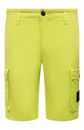 Мужские хлопковые шорты STONE ISLAND светло-зеленого цвета по цене 22300 руб., арт. 7415L0719 | Фото 1 Мужские хлопковые шорты STONE ISLAND светло-зеленого цвета, арт. 7415L0719 | Фото 1