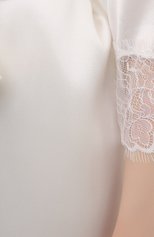 Женский шелковый халат LISE CHARMEL белого цвета, арт. ALS2062 | Фото 5 (Материал внешний: Шелк)