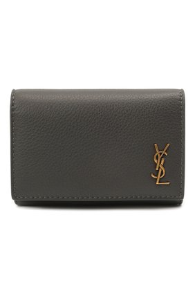 Женская кожаный футляр для ключей classic SAINT LAURENT темно-серого цвета по цене 28550 руб., арт. 652406/15B0W | Фото 1 Женская кожаный футляр для ключей classic SAINT LAURENT темно-серого цвета, арт. 652406/15B0W | Фото 1
