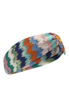 Женская повязка на голову MISSONI разноцветного цвета по цене 19950 руб., арт. MMS00003/BR00E8 | Фото 1 Женская повязка на голову MISSONI разноцветного цвета, арт. MMS00003/BR00E8 | Фото 1