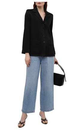 Женский жакет SAINT LAURENT черного цвета по цене 199500 руб., арт. 648707/Y234T | Фото 2 Женский жакет SAINT LAURENT черного цвета, арт. 648707/Y234T | Фото 2