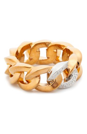 Женское кольцо medusa chain VERSACE золотого цвета, арт. DG5I020/DJMT | Фото 1 (Материал: Металл)