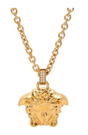 Женская кулон на цепочке la medusa VERSACE золотого цвета по цене 44050 руб., арт. DG1I125/DJMX | Фото 2 Женская кулон на цепочке la medusa VERSACE золотого цвета, арт. DG1I125/DJMX | Фото 2
