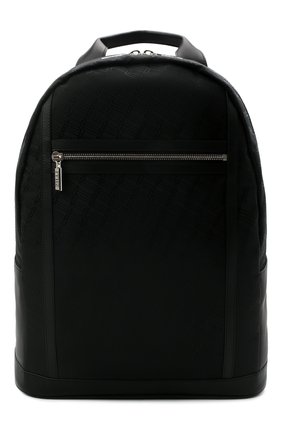 Мужской текстильный рюкзак ZILLI черного цвета, арт. MJL-0BR05-J0440/0001 | Фото 1 (Материал: Текстиль; Размер: large)