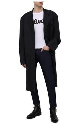 Мужские кожаные сапоги GIVENCHY черного цвета по цене 108500 руб., арт. BH6031H0VL | Фото 2 Мужские кожаные сапоги GIVENCHY черного цвета, арт. BH6031H0VL | Фото 2