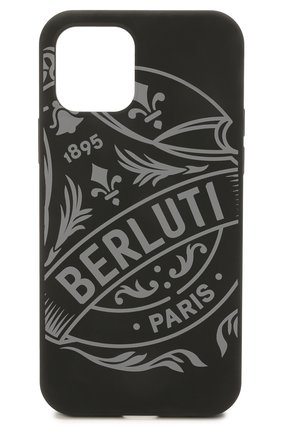 Чехол для iphone 12 pro BERLUTI черного цвета, арт. X224547 | Фото 1 (Материал: Пластик)