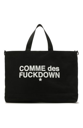 Мужская текстильная сумка COMME DES FUCKDOWN черного цвета по цене 8995 руб., арт. CDFA533 | Фото 1 Мужская текстильная сумка COMME DES FUCKDOWN черного цвета, арт. CDFA533 | Фото 1