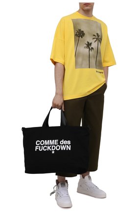 Мужская текстильная сумка COMME DES FUCKDOWN черного цвета по цене 8995 руб., арт. CDFA533 | Фото 2 Мужская текстильная сумка COMME DES FUCKDOWN черного цвета, арт. CDFA533 | Фото 2