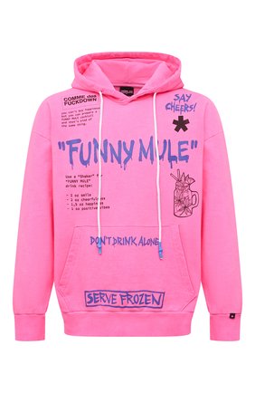 Мужской хлопковое худи COMME DES FUCKDOWN фуксия цвета по цене 14500 руб., арт. CDFU1143 | Фото 1 Мужской хлопковое худи COMME DES FUCKDOWN фуксия цвета, арт. CDFU1143 | Фото 1