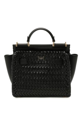 Женская сумка sicily 62 small DOLCE & GABBANA черного цвета по цене 217500 руб., арт. BB6960/A0398 | Фото 1 Женская сумка sicily 62 small DOLCE & GABBANA черного цвета, арт. BB6960/A0398 | Фото 1 (Размер: small; Сумки-технические: Сумки top-handle, Сумки через плечо; Ремень/цепочка: На ремешке; Материал: Натуральная кожа)