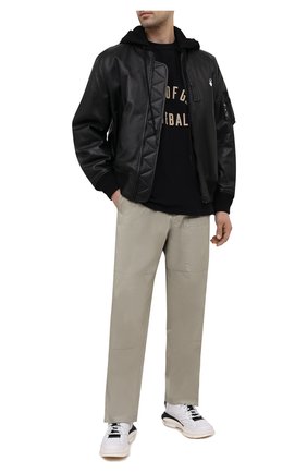 Мужская хлопковая футболка FEAR OF GOD черного цвета по цене 26850 руб., арт. FG50-063CTJ | Фото 2 Мужская хлопковая футболка FEAR OF GOD черного цвета, арт. FG50-063CTJ | Фото 2