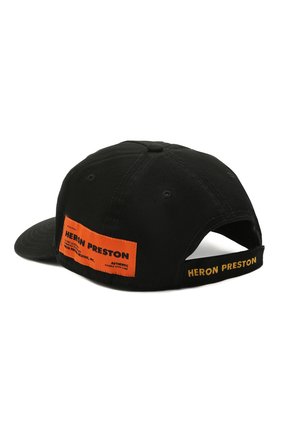 Хлопковая бейсболка Heron Preston x Cat | Фото №2 Хлопковая бейсболка Heron Preston x Cat | Фото №2