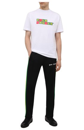 Мужская хлопковая футболка PALM ANGELS белого цвета по цене 21250 руб., арт. PMAA001S21JER0070118 | Фото 2 Мужская хлопковая футболка PALM ANGELS белого цвета, арт. PMAA001S21JER0070118 | Фото 2