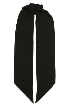 Женский шелковый шарф SAINT LAURENT черного цвета по цене 31400 руб., арт. 661092/3Y011 | Фото 1 Женский шелковый шарф SAINT LAURENT черного цвета, арт. 661092/3Y011 | Фото 1