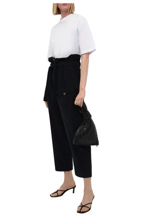 Женские хлопковые брюки GIORGIO ARMANI темно-синего цвета по цене 128500 руб., арт. 1WHPP0I0/T02NG | Фото 2 Женские хлопковые брюки GIORGIO ARMANI темно-синего цвета, арт. 1WHPP0I0/T02NG | Фото 2