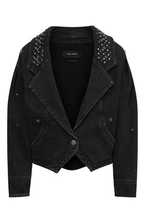 Женская джинсовая куртка ISABEL MARANT черного цвета по цене 94100 руб., арт. VE1580-21E048I/DEPALINE | Фото 1 Женская джинсовая куртка ISABEL MARANT черного цвета, арт. VE1580-21E048I/DEPALINE | Фото 1